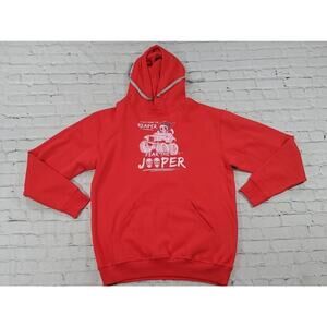 Spread Shirt Dont Fear The Reaper Fear the Jeeper Red Hoodie MENS SIZE XL